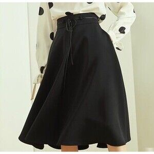 Classic Black A-Line Skirt, Womens Size S